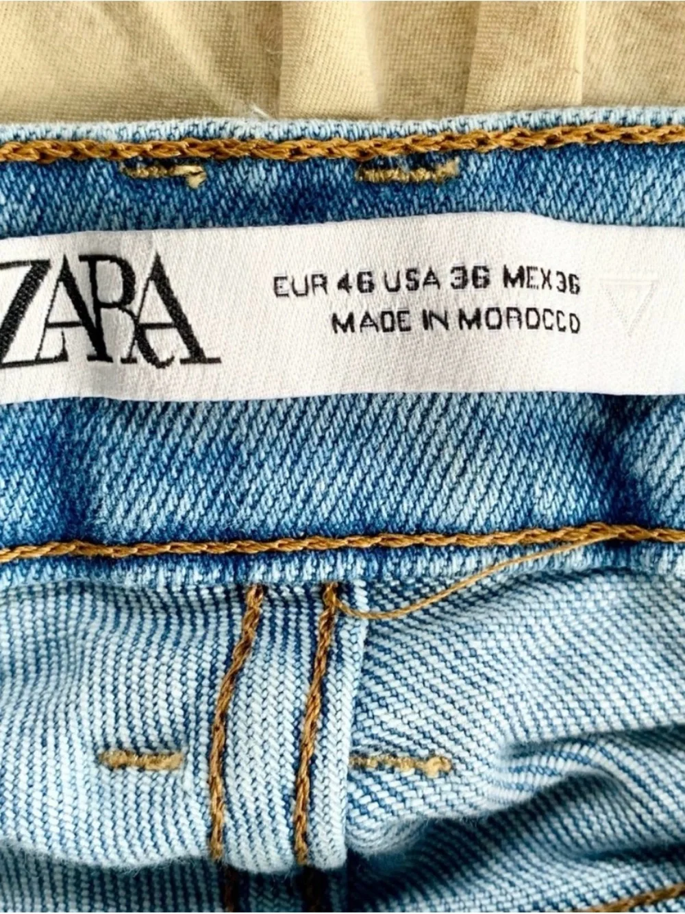 💫3/$20 Zara Men's Slim Straight Jeans - Light Blue Wash